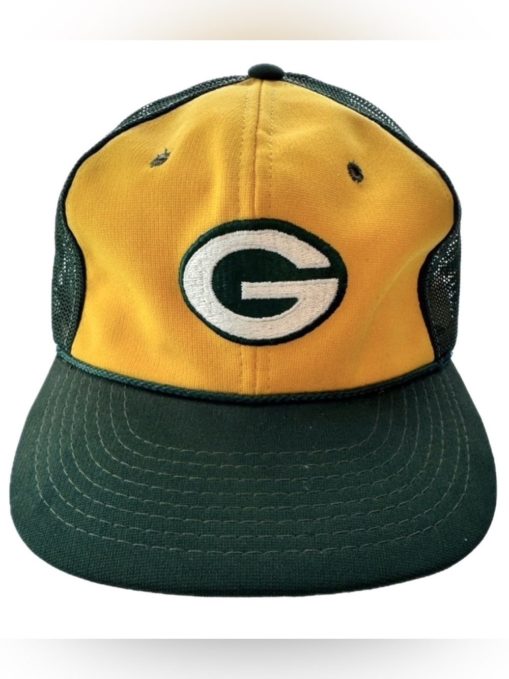 Vintage Green Bay Packers Sports Specialties Mesh Snapback Trucker Hat NFL Cap